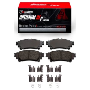 Lexus RX350 Brake Pads - Rear - R1 Concepts - Optimum OE - `10-`20